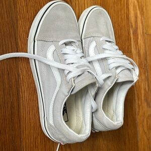 Women’s 6.5 gray Vans